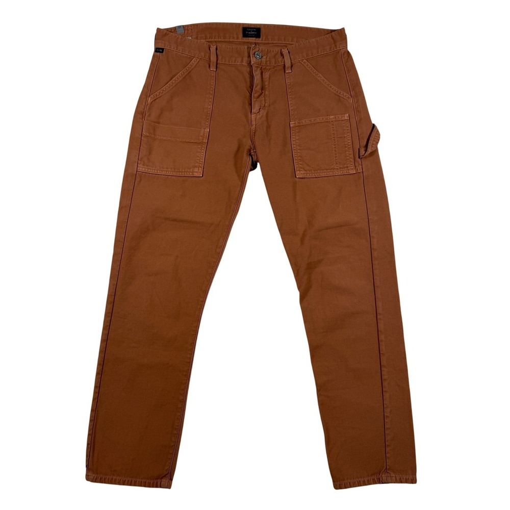 Citizens of Humanity Rust Carpenter Utility Pants Straight Leg Womens Size 31